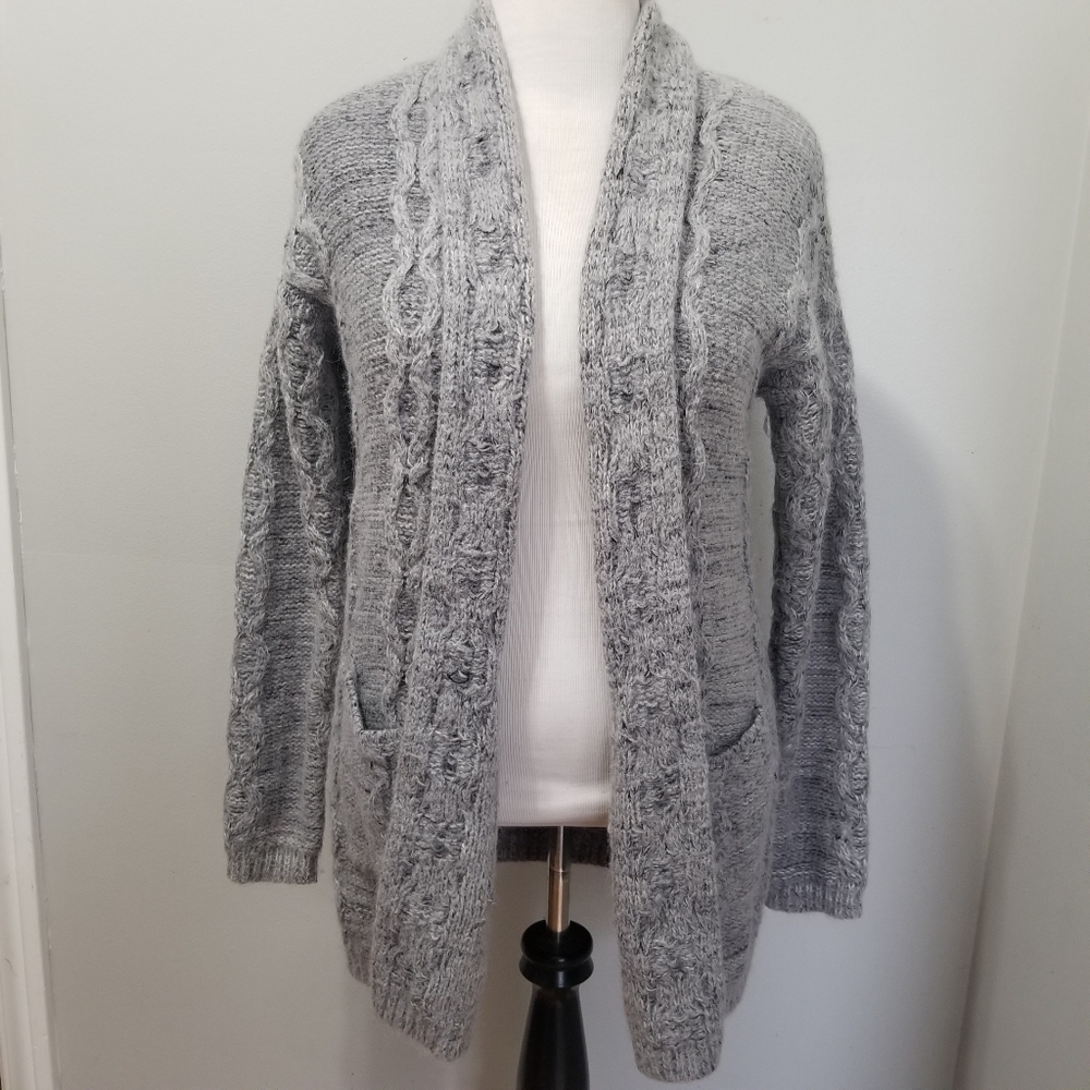 Cynthia Rowley Alpaca Wool Blend Cardigan Sweater